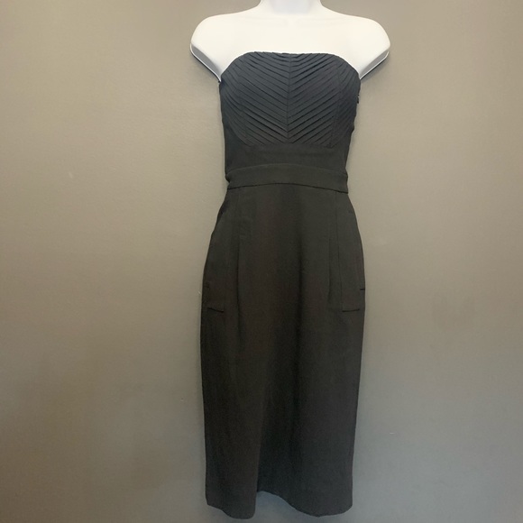 Bruce Ron Herman Black Strapless Dress - Picture 2 of 13